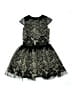 David Charles 100% Polyester Graphic Black Dress Size 9 - photo 1
