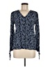 Draper James 100% Rayon Blue Long Sleeve Blouse Size 8 - photo 1