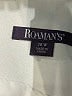 Roaman's 100% Polyester Solid Ivory Casual Dress Size 28w - photo 7