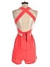 Pink Lily 100% Polyester Orange Romper Size S - photo 2