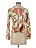 Nilla Shields 100% Polyester Print Gold Jacket Size S - photo 1