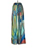 Karlie Print Blue Casual Pants Size 26 waist (estimated) - photo 2