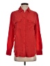 Equipment 100% Silk Red Long Sleeve Silk Top Size XS - photo 1