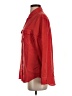 Equipment 100% Silk Red Long Sleeve Silk Top Size XS - photo 5