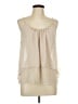 Xhilaration 100% Polyester Tan Tank Top Size L - photo 1