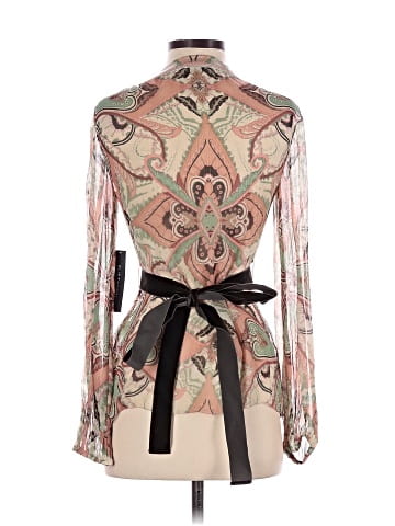 Elie Tahari 3/4 Sleeve Silk Top (view 2)