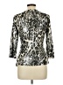 DressBarn Silver 3/4 Sleeve Top Size L - photo 2