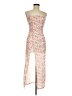 Shein 100% Polyester Floral Ivory Cocktail Dress Size 6 - photo 1
