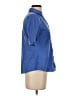 Talbots Blue Short Sleeve Blouse Size 4 Petite - photo 4