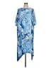 Chico's 100% Polyester Paisley Blue Casual Dress Size XL - photo 1