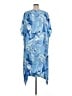 Chico's 100% Polyester Paisley Blue Casual Dress Size XL - photo 2