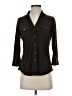 J. McLaughlin Black 3/4 Sleeve Blouse Size XS - photo 1