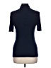 Three Dots Blue Short Sleeve Turtleneck Size L - photo 2