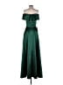 Xscape 100% Polyester Green Cocktail Dress Size 2 - photo 2