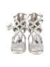 Fioni Metallic Silver Sandals Size 5 - photo 2