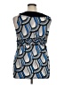 Lane Bryant Graphic Blue Sleeveless Top Size 14 - 16 Plus - photo 2