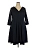 Lane Bryant Solid Black Casual Dress Size 20 - photo 1