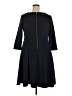 Lane Bryant Solid Black Casual Dress Size 20 - photo 2