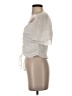 WAYF 100% Polyester Ivory Short Sleeve Top Size S - photo 5