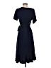 Unbranded Solid Blue Casual Dress Size S - photo 2