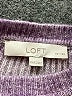 Ann Taylor LOFT Tie-dye Purple Pullover Sweater Size XXL Petite - photo 7