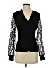 Greige Black Long Sleeve Top Size S - photo 1
