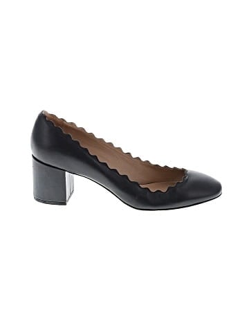 Chloé Leather Lauren Heels (view 1)