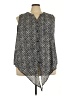 Cj Banks 100% Polyester Gray Sleeveless Blouse Size 3X - photo 1