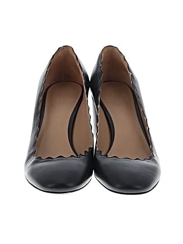 Chloé Leather Lauren Heels (view 2)