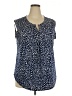 Papermoon Blue Sleeveless Blouse Size 2X (estimated) - photo 1