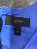 J.Crew 100% Cotton Chevron-herringbone Blue Cocktail Dress Size 2 - photo 6