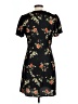 Rihoas 100% Polyester Floral Black Casual Dress Size L - photo 2