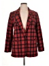 Sam Edelman Plaid Red Blazer Size 14 - photo 1