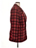Sam Edelman Plaid Red Blazer Size 14 - photo 4