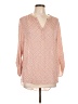 Daniel Rainn Pink 3/4 Sleeve Blouse Size L - photo 1