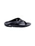 Oofos Black Flip Flops Size 12 - photo 1