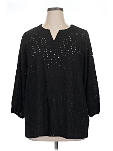 Passport 3/4 Sleeve Blouse (view 1)