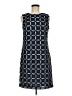 SLNY 100% Polyester Tweed Blue Casual Dress Size 6 - photo 1