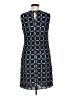 SLNY 100% Polyester Tweed Blue Casual Dress Size 6 - photo 2