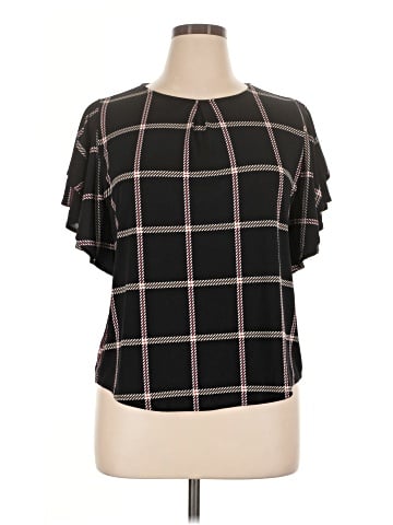 Liz Claiborne Career Short Sleeve Blouse (view 1)