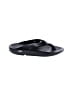 Oofos Black Flip Flops Size 12 - photo 1
