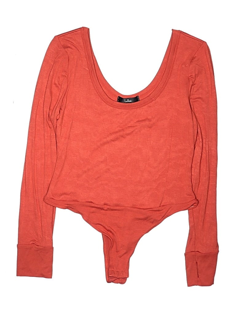 Pre-owned Lulus Bodysuit In Orange