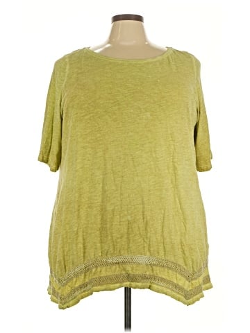 LOGO by Lori Goldstein Short Sleeve Top (view 1)