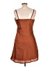Hollister 100% Polyester Solid Brown Cocktail Dress Size L - photo 2