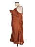 Hollister 100% Polyester Solid Brown Cocktail Dress Size L - photo 5