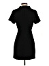 Aqua Solid Black Casual Dress Size S - photo 2