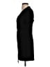 Aqua Solid Black Casual Dress Size S - photo 5