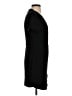 Aqua Solid Black Casual Dress Size S - photo 4