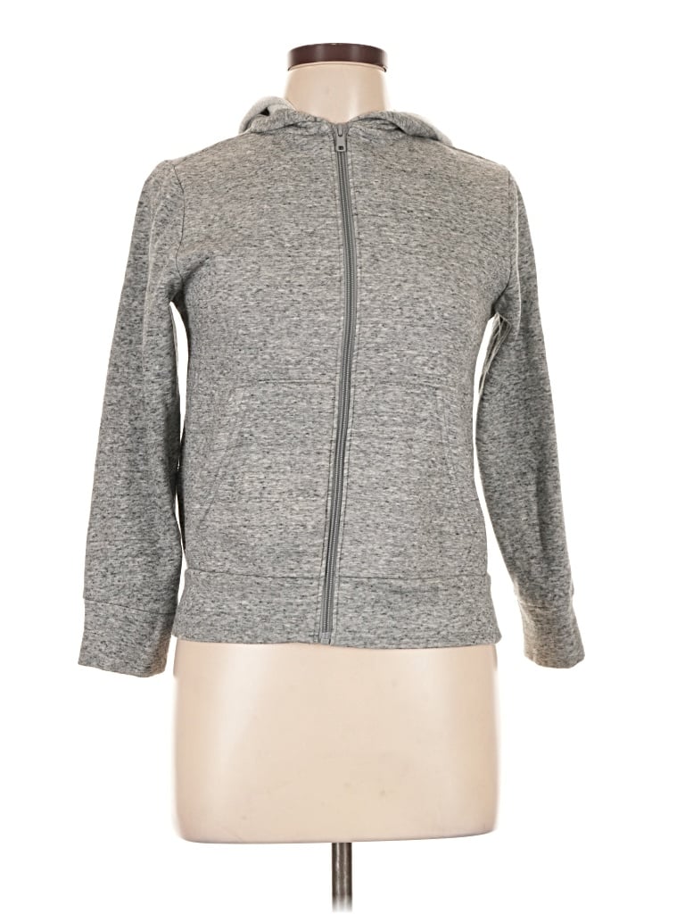 Pre-owned Old Navy Zip Up Hoodie In Gray