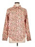 L.L.Bean 100% Cotton Floral Pink Long Sleeve Button-Down Shirt Size L - photo 1